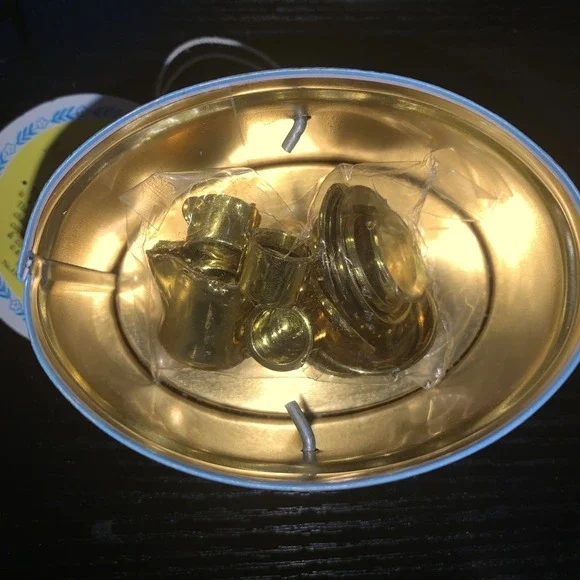 VTG 1976 Shackman Miniature Tea Set NOS Sealed Kate Greenaway Tin 14pc NRFB - Picture 6 of 6